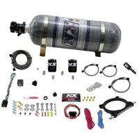 Thumbnail for Nitrous Express 11-15 Ford Mustang GT 5.0L High Output Nitrous Plate Kit (50-250HP) w/12lb Bottle