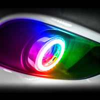 Thumbnail for Oracle 15-21 Dodge Challenger Waterproof LED Fog Light Halo Kit - ColorSHIFT SEE WARRANTY