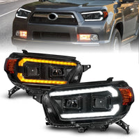Thumbnail for ANZO 10-13 Toyota 4Runner Projector Headlights - Black
