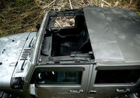 Thumbnail for Rampage 2007-2018 Jeep Wrangler(JK) Unlimited 4-Door Trailview Tonneau Top - Black Diamond