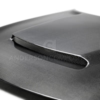 Thumbnail for Anderson Composites 15-18 Dodge Charger Type DM (Demon Style) Carbon Fiber Hood