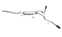 Thumbnail for Gibson 99-03 GMC Sierra 1500 SL 5.3L 2.5in Cat-Back Dual Extreme Exhaust - Black Elite