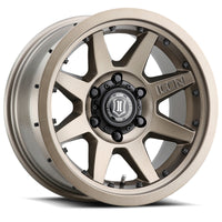 Thumbnail for ICON Rebound Pro 17x8.5 5x4.5 0mm Offset 4.75in BS 71.5mm Bore Bronze Wheel