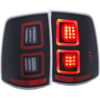 Thumbnail for ANZO LED Black 13-17 Dodge Ram 1500/2500/3500 LED Taillights Black