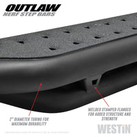 Thumbnail for Westin 2019 Dodge Ram Crew Cab ( Excludes 1500 Classic)  Outlaw Nerf Step Bars