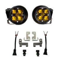 Thumbnail for Baja Designs 12-21 Toyota Tacoma/Tundra/4Runner Squadron-R Fog Pocket Light Kit - SAE Amber