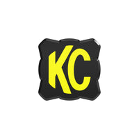 Thumbnail for KC HiLiTES FLEX ERA 1 Single Light Cover ONLY (Black/Yellow KC Logo)