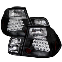 Thumbnail for Spyder BMW E46 3-Series 99-01 4Dr LED Tail Lights Black ALT-YD-BE4699-4D-LED-BK