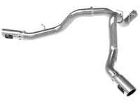 Thumbnail for aFe Large Bore-HD 4in 409SS DPF-Back Exhaust System w/Polished Tips 20 GM Diesel Trucks V8-6.6L