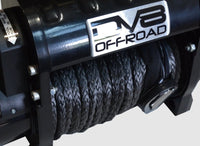 Thumbnail for DV8 Offroad 12000 LB Winch w/ Synthetic Line & Wireless Remote - Black