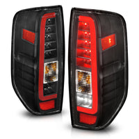 Thumbnail for ANZO 2005-2021 Nissan Frontier LED Taillights Black Housing/Clear Lens