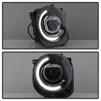 Thumbnail for xTune 15-17 Jeep Renegade Light Bar DRL Projector Headlights -Black (PRO-JH-JREN-LBDRL-BK)