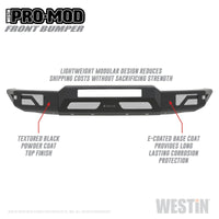 Thumbnail for Westin 15-20 Chevrolet Colorado Pro-Mod Front Bumper
