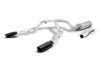 Thumbnail for Gibson 21-22 Chevy Suburban 5.3L 2.5in Cat-Back Dual Split Exhaust System Stainless - Black Elite