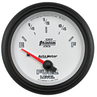 Thumbnail for AutoMeter Gauge Fuel Level 2-5/8in. 240 Ohm(e) to 33 Ohm(f) Elec Phantom II