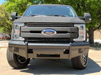 Thumbnail for Road Armor 17-20 Ford F-250 Vaquero Front Non-Winch Bumper - Tex Blk