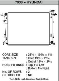 Thumbnail for CSF 10-12 Hyundai Genesis 3.8L Radiator