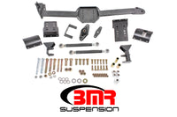 Thumbnail for BMR 05-14 S197 Mustang Body Mount Watts Link Rod End/Poly w/ Adj. Axle Clamps - Black Hammertone