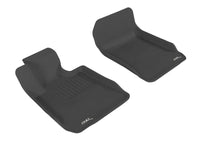Thumbnail for 3D MAXpider 2006-2011 BMW 3 Series E90/E92 Kagu 1st Row Floormat - Black