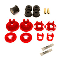 Thumbnail for BMR 10-11 5th Gen Camaro Street Version Rear Cradle Bushing Kit (BK001 BK016) - Black/Red