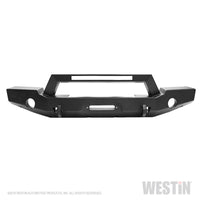 Thumbnail for Westin 18-20 Jeep Wrangler WJ2 Full Width Front Bumper w/LED Light Bar Mount Textured Black