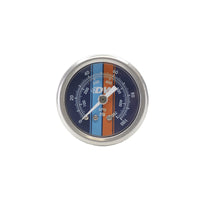 Thumbnail for DeatschWerks 0-100 PSI 1/8in NPT Mechanical Fuel Pressure Gauge Brushed Housing Blue Face