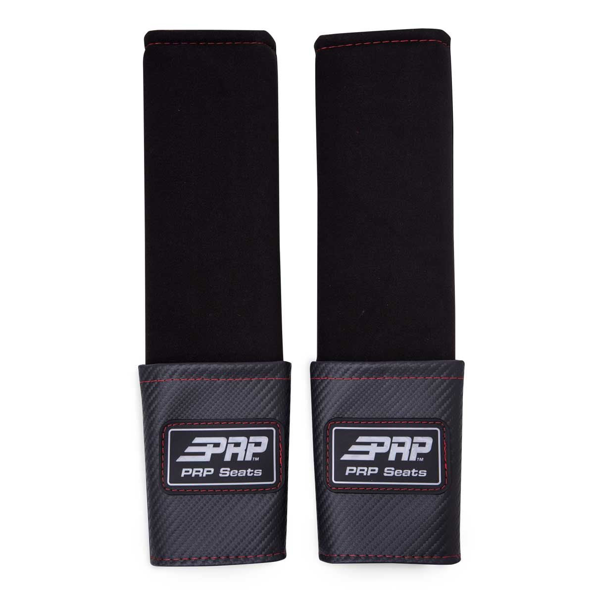 PRP Seatbelt Pads w/Pocket - Red Trim