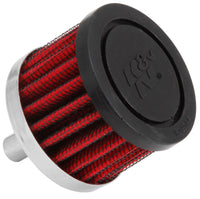 Thumbnail for K&N Steel Base Crankcase Vent Filter 0.375in Vent OD x 2in OD x 1.5in Height