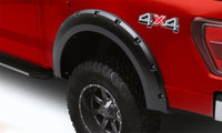 Thumbnail for Lund 21-22 Ford F-150 (Excl. Lightning) RX-Rivet Style Smooth Fender Flares - Black (2 Pc. Rear)