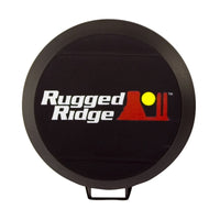 Thumbnail for Rugged Ridge 6in HID Off Road Light Cover Black