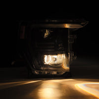 Thumbnail for AlphaRex 21-22 Ford F150 PRO-Series Projector headlights Alpha-Black w/Activ Light/Seq Signal