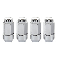 Thumbnail for McGard Hex Lug Nut (Cone Seat Bulge Style) M14X1.5 / 13/16 Hex / 1.945in. Length (4-Pack) - Chrome