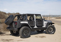 Thumbnail for Rampage 2007-2018 Jeep Wrangler(JK) Unlimited 4-Door Trailview Tonneau Top - Black Diamond