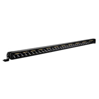 Thumbnail for Go Rhino Xplor Blackout Combo Series Sgl Row LED Light Bar w/Amber (Side/Track Mount) 31.5in. - Blk