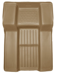 Thumbnail for Husky Liners 07-10 GM Escalade/Tahoe/Yukon WeatherBeater Tan Walkway (2nd Row Bucket) Floor Liners