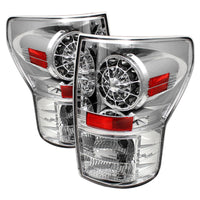 Thumbnail for Spyder Toyota Tundra 07-13 LED Tail lights Chrome ALT-YD-TTU07-LED-C
