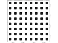 Thumbnail for WeatherTech TechFloor - 12in X 12in Tiles - White/Black **Order in Qtys of 10