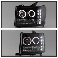 Thumbnail for Spyder GMC Sierra 1500/GMC Sierra Denali 08-13 Projector LED Halo- LED Blk PRO-YD-GS07-HL-BK