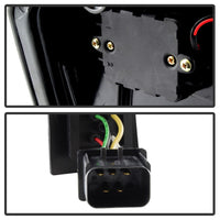 Thumbnail for Spyder Chrysler 300C 08-10 V2 Light Bar LED Tail Lights - Red Clear ALT-YD-C308V2-LED-RC