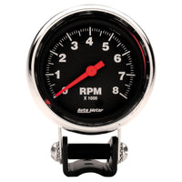Thumbnail for AutoMeter Gauge Tachometer 2-5/8in. 8K RPM Pedestal Traditional Chrome