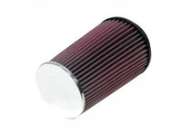 Thumbnail for K&N Universal Chrome Filter 4 inch FLG / 5 3/8 inch Bottom / 4 1/2  inch Top / 8 inch Height