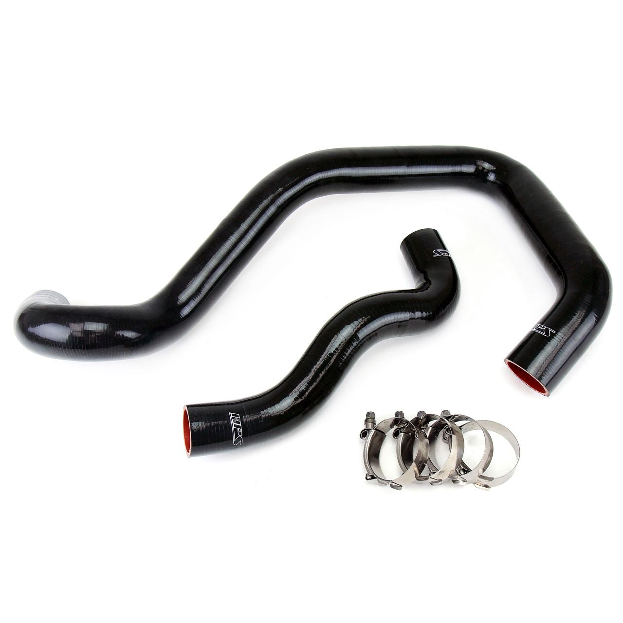 HPS Black Reinforced Silicone Radiator Hose Kit Coolant for Ford 03-07 Excursion 6.0L Diesel w/ Mono Beam Suspension