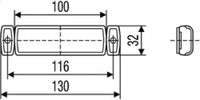 Thumbnail for Hella 8645 Series 12V Amber Side Marker Lamp