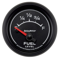 Thumbnail for AutoMeter Gauge Fuel Level 2-1/16in. 240 Ohm(e) to 33 Ohm(f) Elec Es