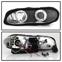 Thumbnail for Spyder Chevy Camaro 98-02 Projector Headlights LED Halo LED Blk - Low H1 PRO-YD-CCAM98-HL-BK