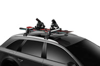 Thumbnail for Thule SnowPack M Ski/Snowboard Rack (Up to 4 Pair Skis/2 Snowboards) - Black/Silver