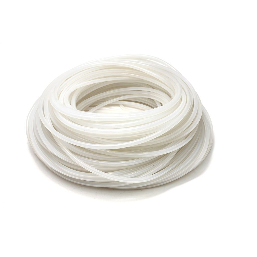HPS 1/8" (3mm) ID Clear High Temp Silicone Vacuum Hose - 50 Feet Pack