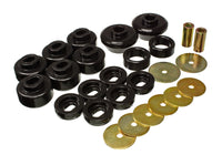 Thumbnail for Energy Suspension 07-13 Chevrolet Silverado 1500/GMC Sierra 1500 4WD Body Mount Bushing Set - Black