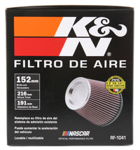Thumbnail for K&N Round Tapered Universal Air Filter 6 inch Flange 7 1/2 inch Base 5 inch Top 7 1/2 inch Height