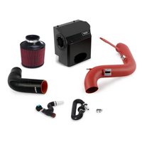 Thumbnail for Mishimoto 2016 Ford Fiesta ST 1.6L Performance Air Intake Kit - Wrinkle Red